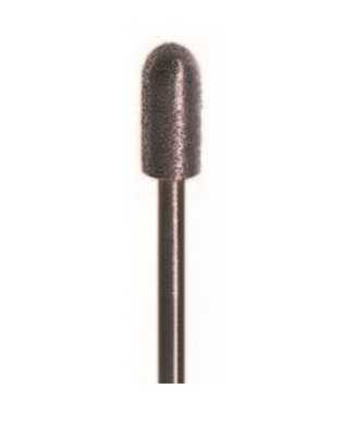 Fraise diamantée dans la masse cylindre à bout arrondi (grain standard) Instrument diamanté par frittage moyen